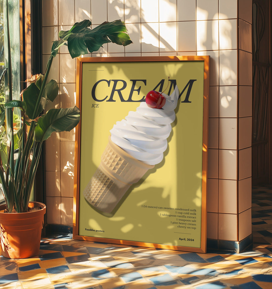 Cherry on Top Ice Cream | Poster