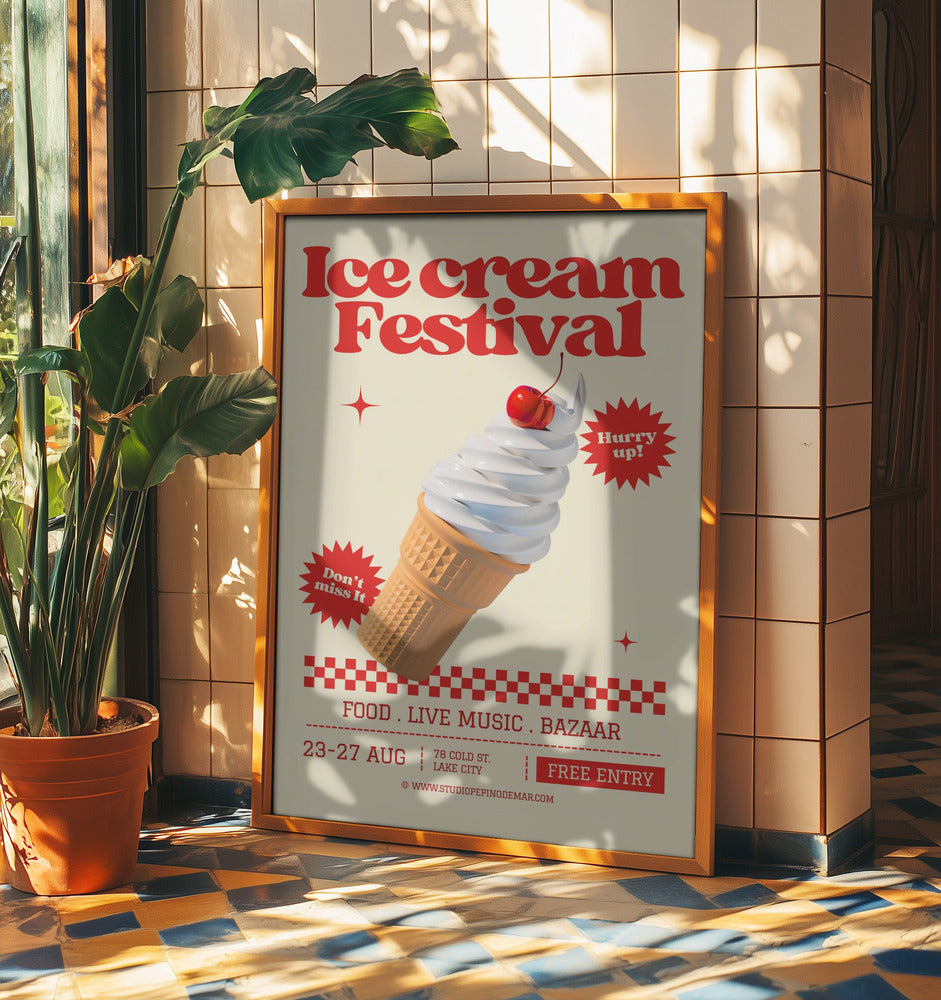 Eiscreme-Festival | Poster