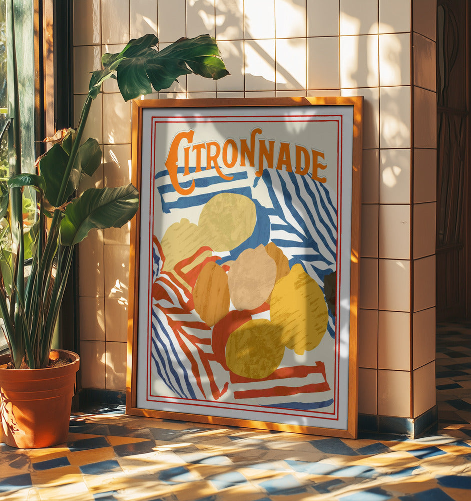 Citronnade Blau und Rot | Poster