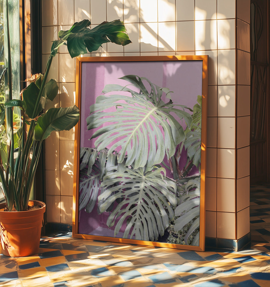 Monstera leaf La Muralla | Poster
