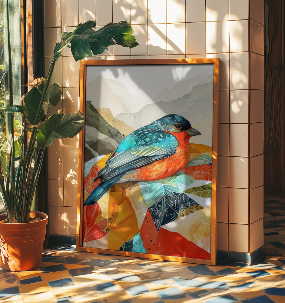 Bird Watercolor Animal Art | Poster