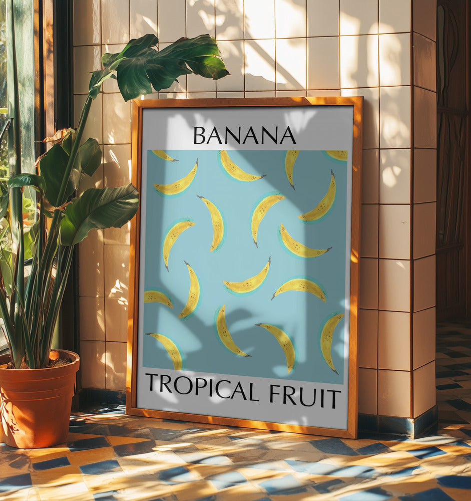 Banane Tropische Früchte Poster