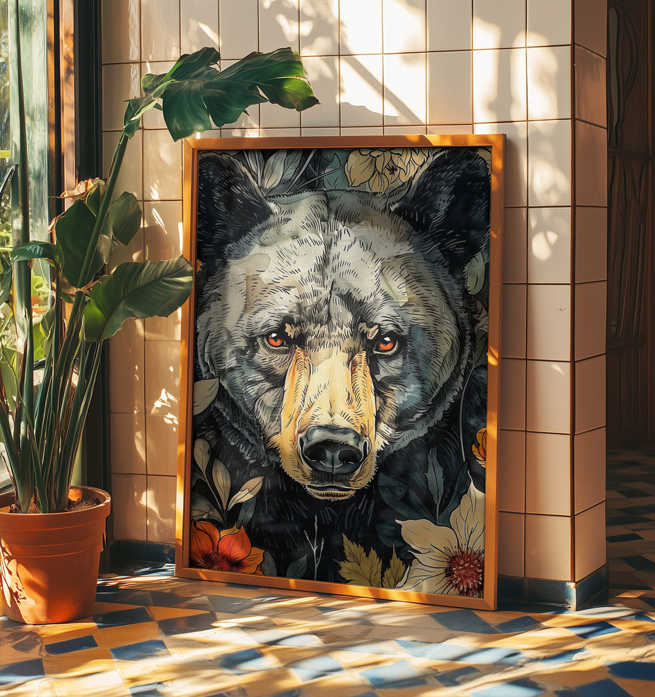 Animal Bear Watercolor Animal Art 9 | Poster