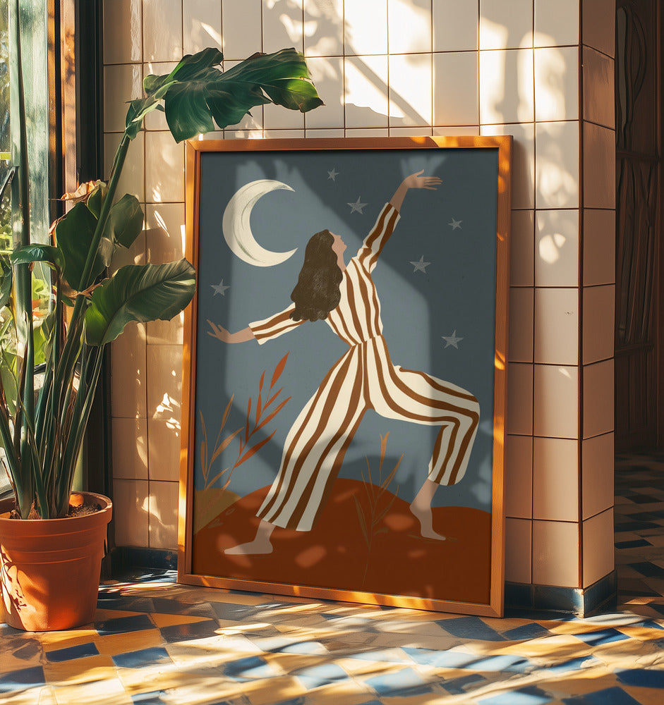Dans med stjerner | Plakater - Kunsttryk