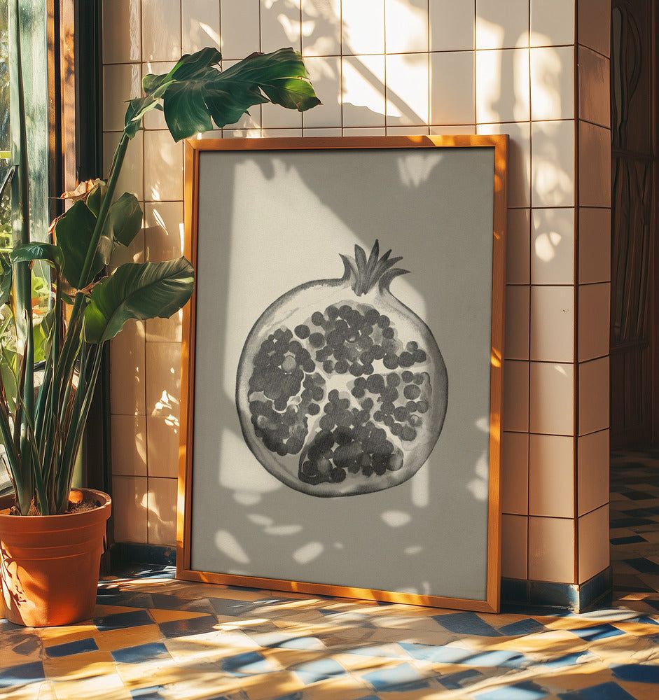 Vintage pomegranate | Poster