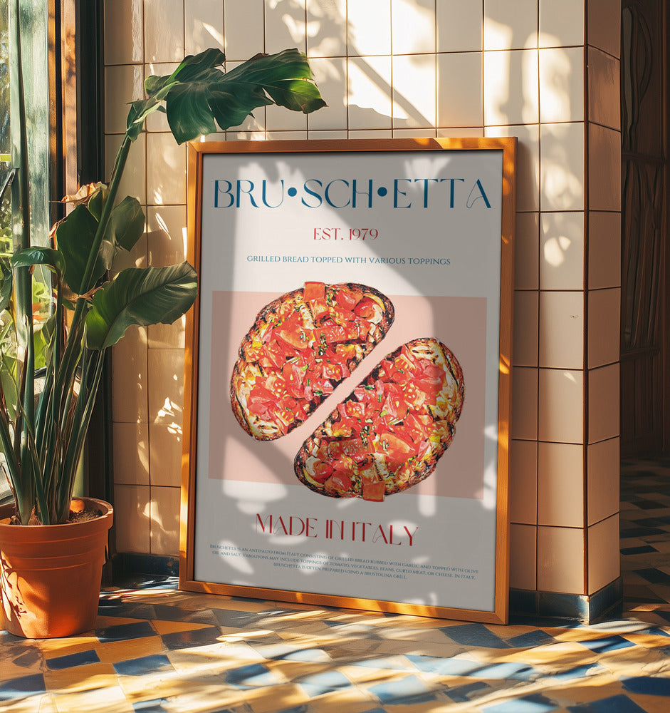 Flavorful Bruschetta | Poster