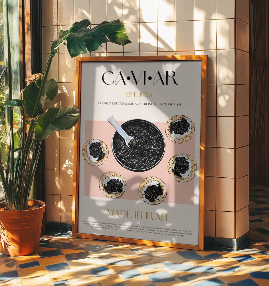 Luxus auf Blini | Poster