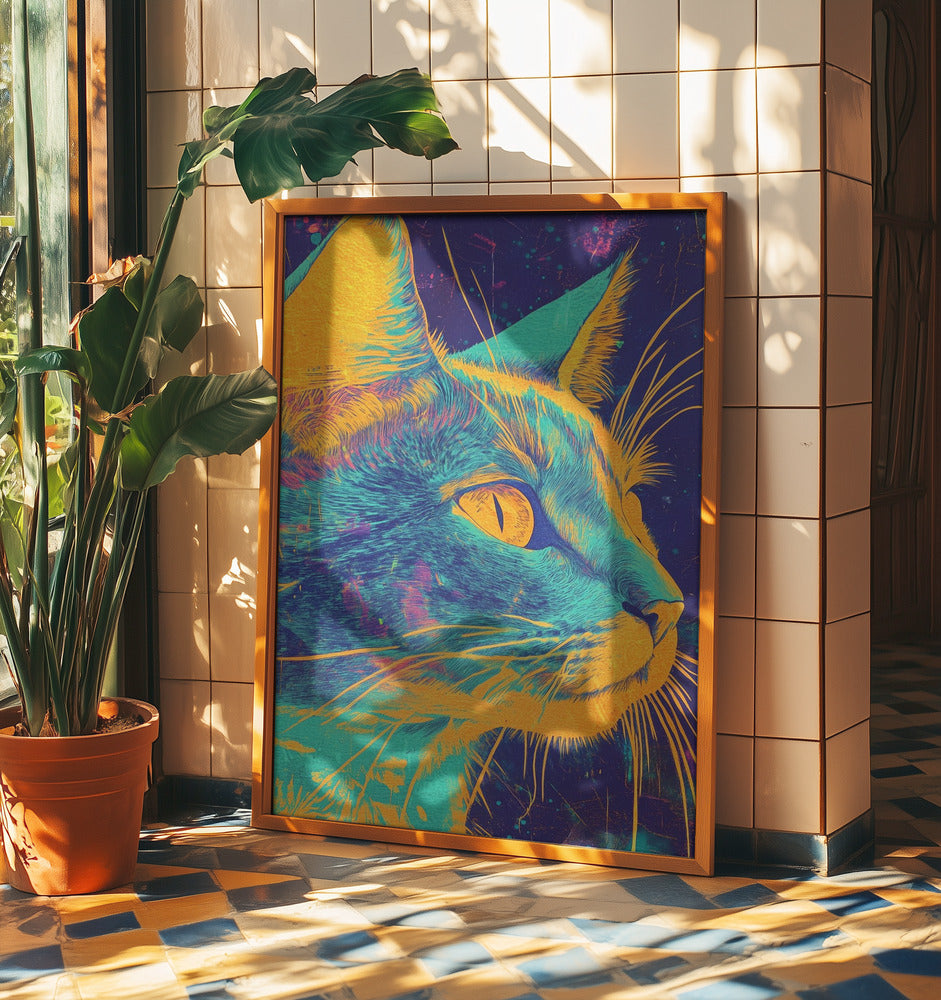 Blue Cat | Poster