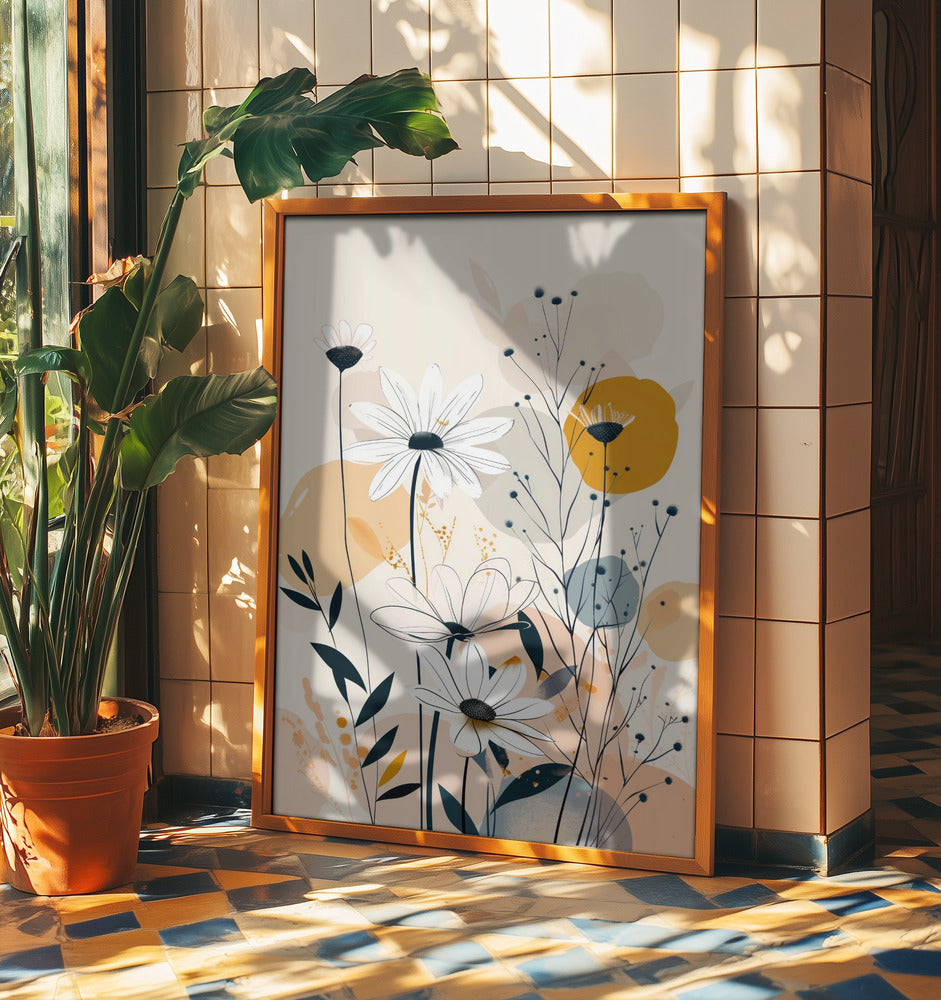 Abstract Floral Elements | Poster