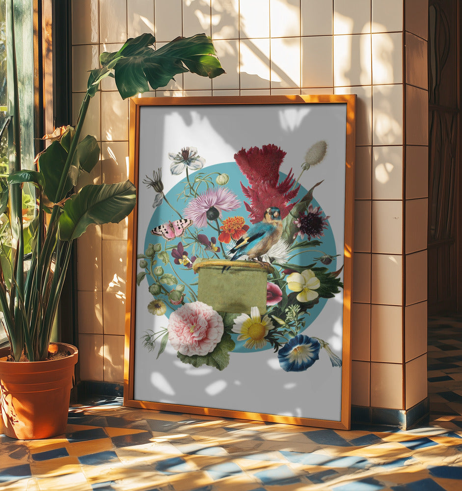 Färgglad blomharmoni | Poster