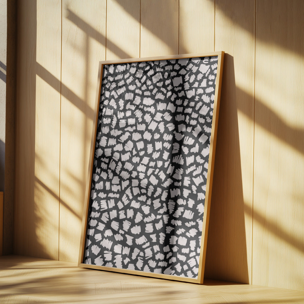 Monochrome Whirls | Poster