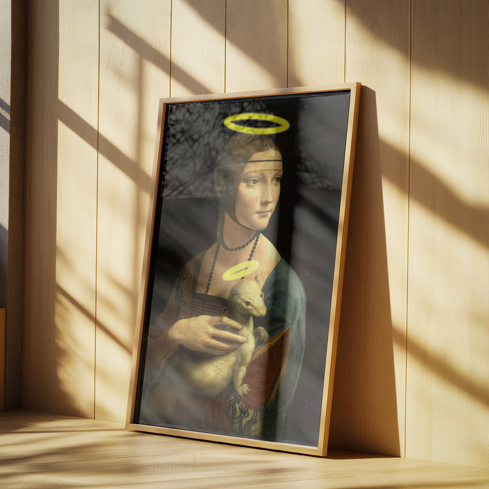 Lady with a halo | Poster