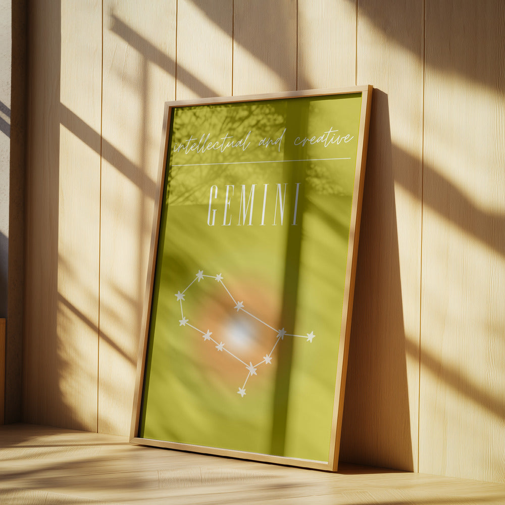 Gemini Zodiac Print Art | Poster