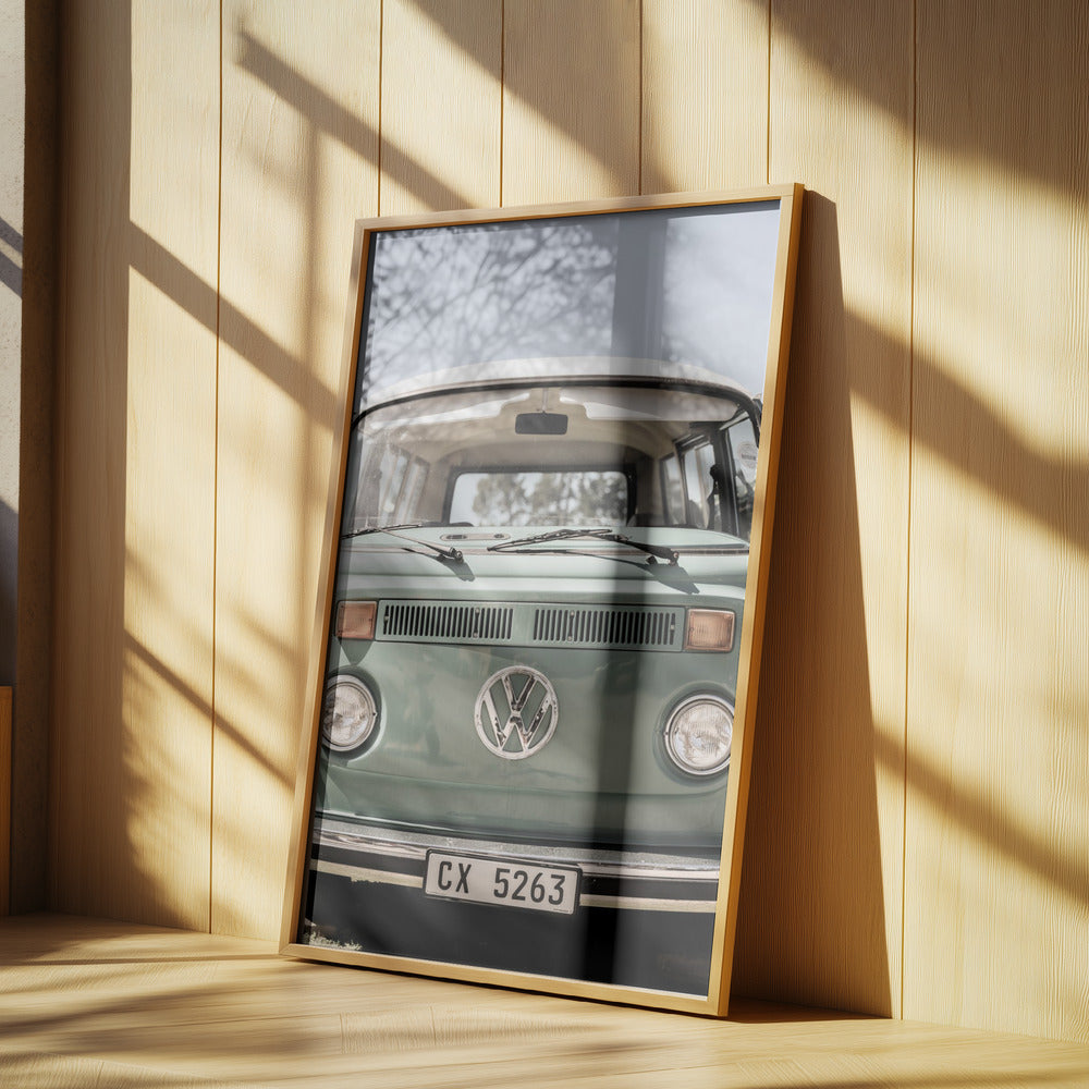 Klassisches Design in sanften Grüntönen Autos | Poster