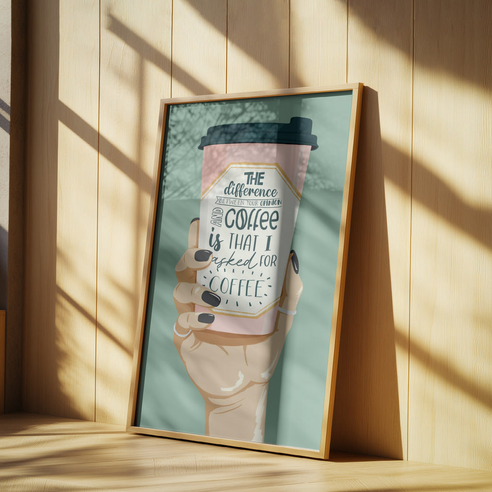 Bad om kaffe | Poster