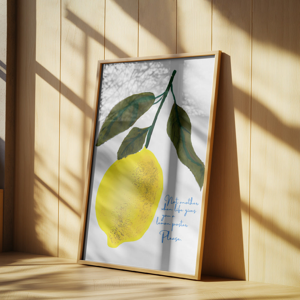 Notes de tête de citron | Posters - Affiche Artistique