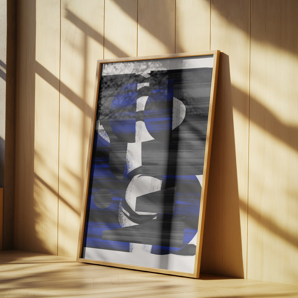 Abstract Stripe Minimal Collage 28 | Poster