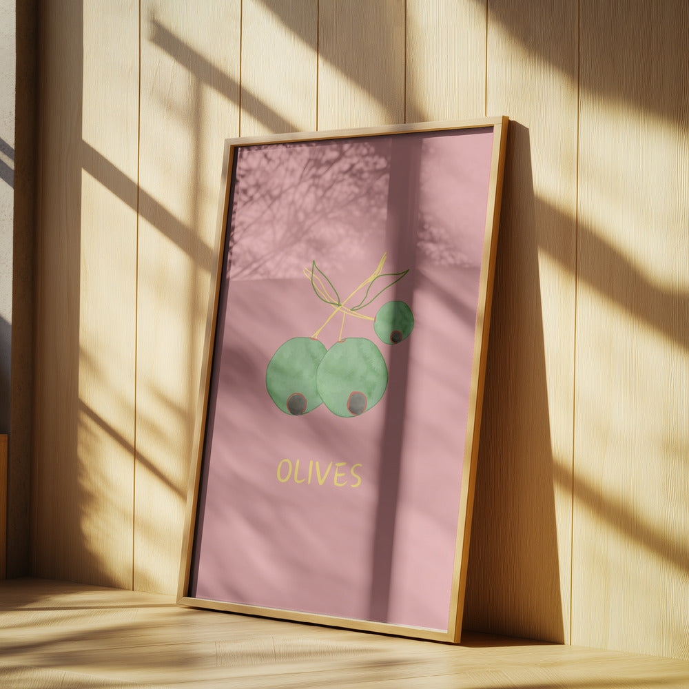 Olives in Pink | Poster