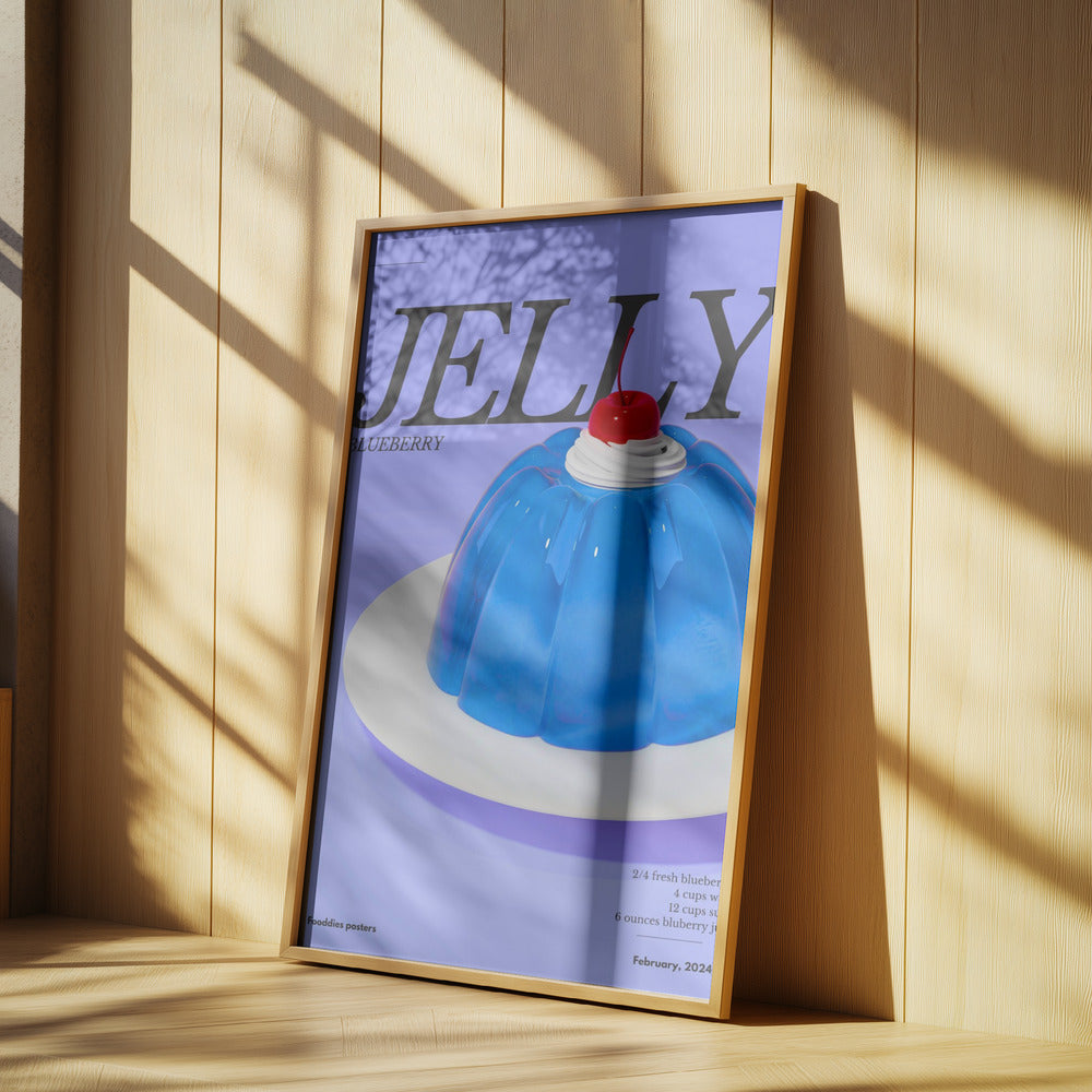 Blaues Gelee | Poster