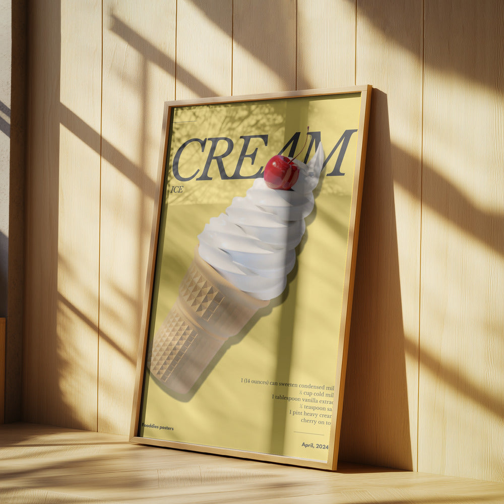 Cherry on Top Ice Cream | Poster