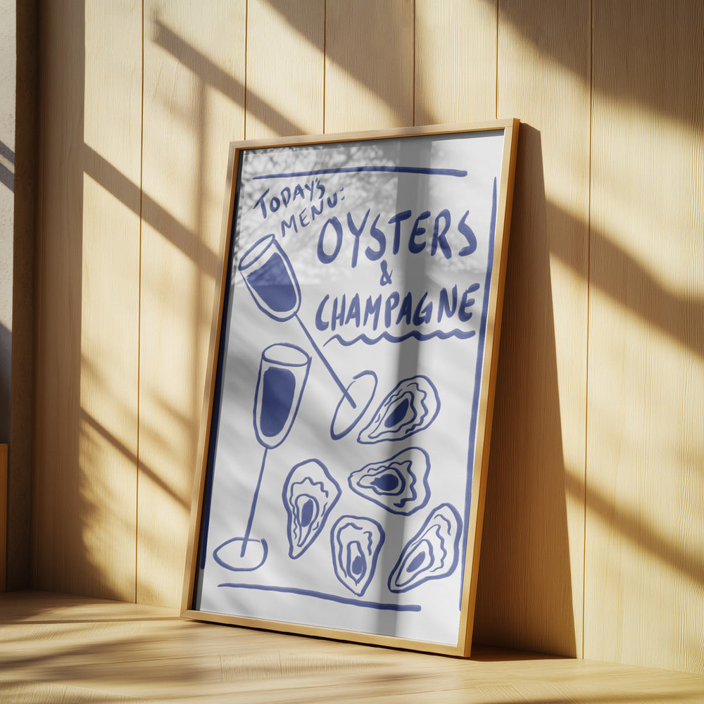 Dagens meny - njutning | Poster