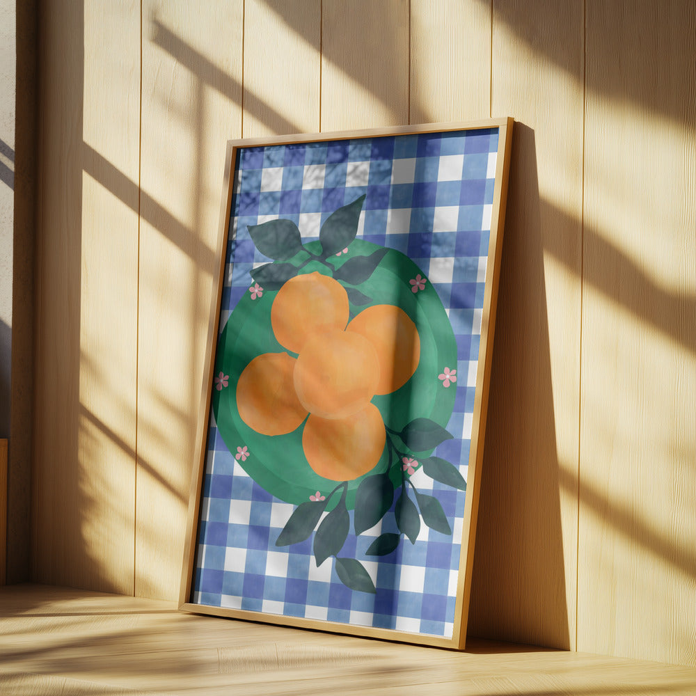 Rutig Citrusberlock | Poster
