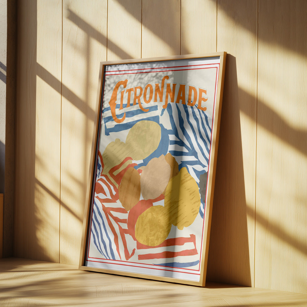 Citronnade Blau und Rot | Poster