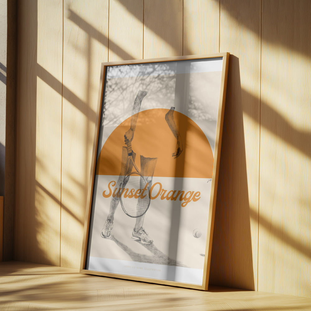 Sunset Orange | Poster