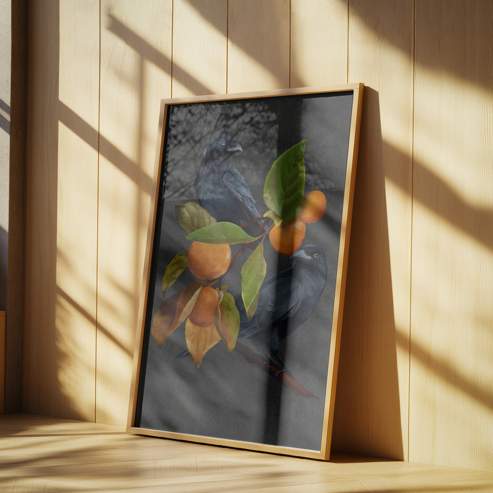 Crows and Persimmons | Poster