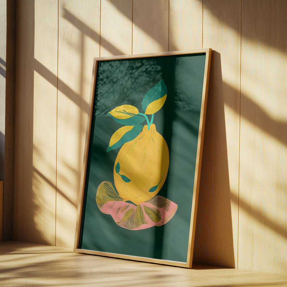 Citron är ur nätpåsen | Poster