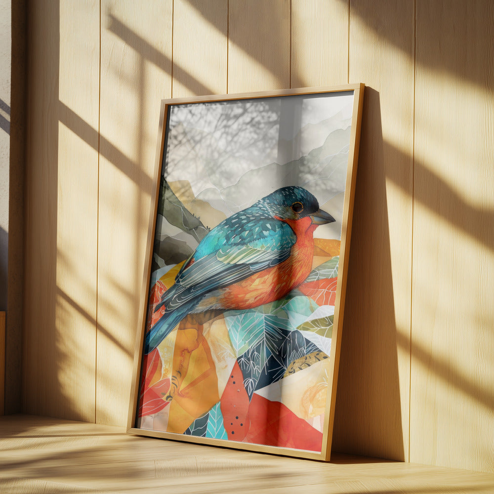 Bird Watercolor Animal Art | Poster