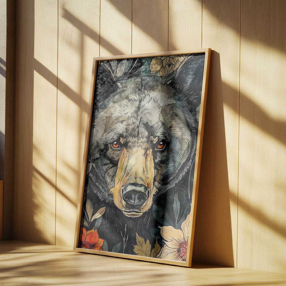 Animal Bear Watercolor Animal Art 9 | Poster