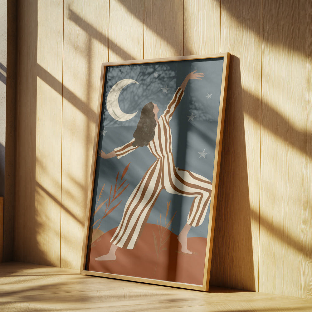 Dans med stjerner | Plakater - Kunsttryk