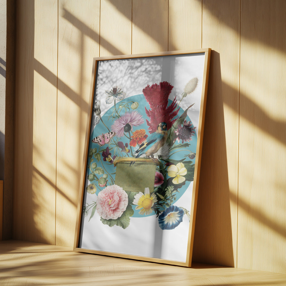 Färgglad blomharmoni | Poster