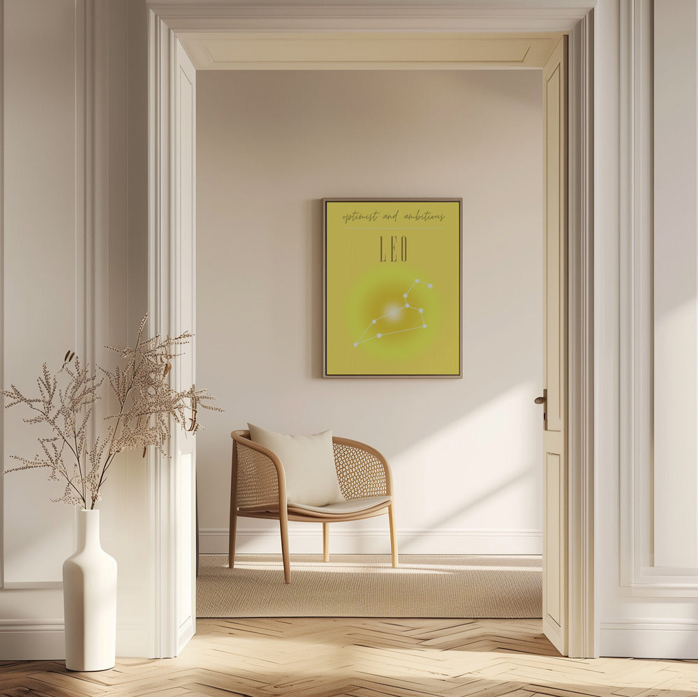 Löwe Sternzeichen Druckkunst | Poster