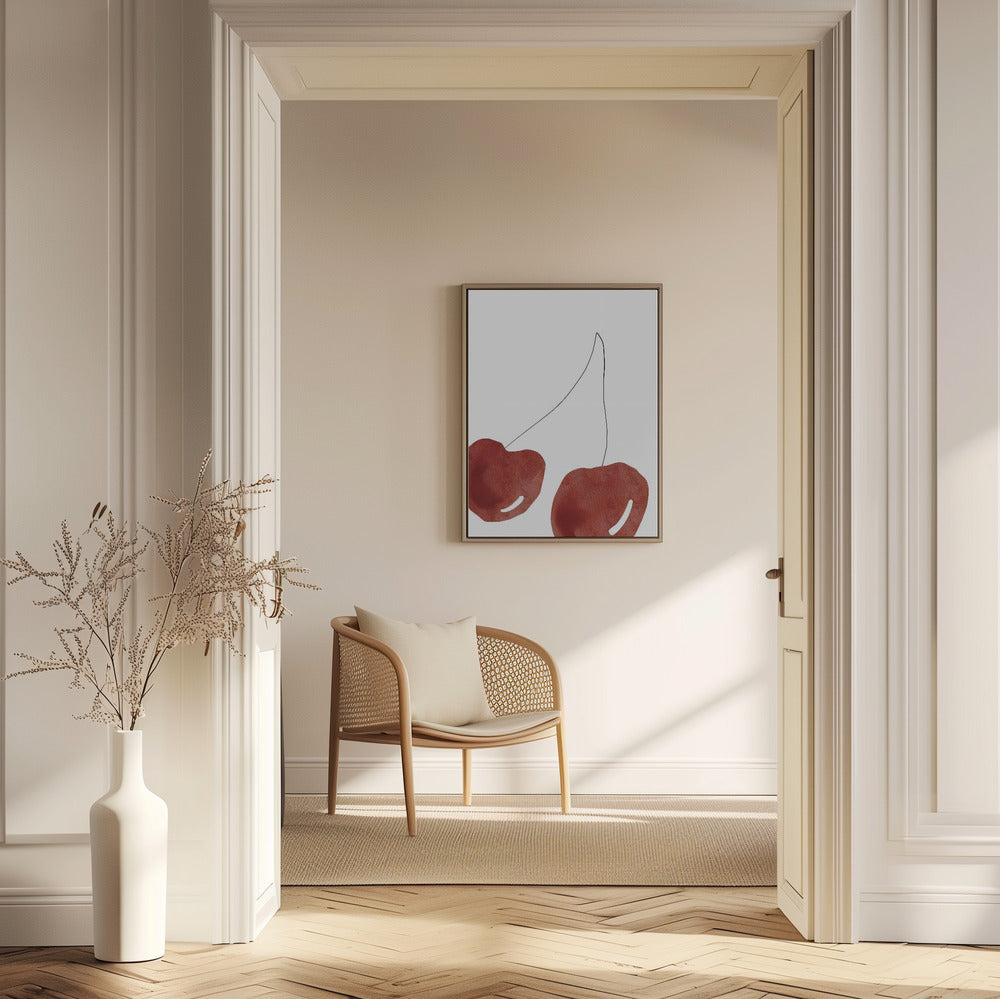 Isolated Cherries | Poster
