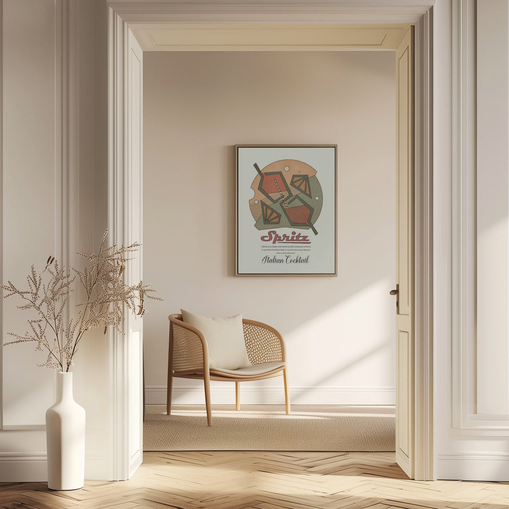 Geometrical spritz print | Poster