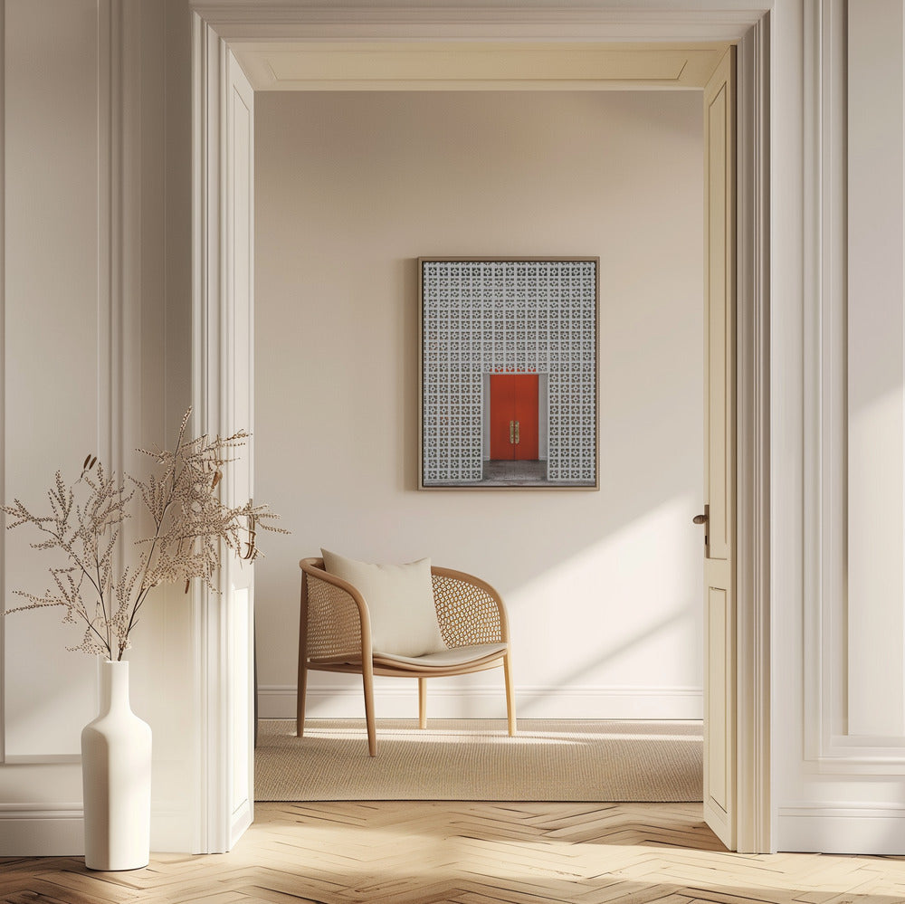 Vibrant Orange Door | Poster