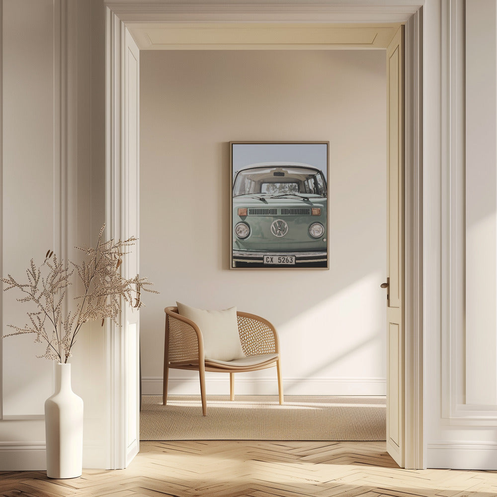 Klassisches Design in sanften Grüntönen Autos | Poster