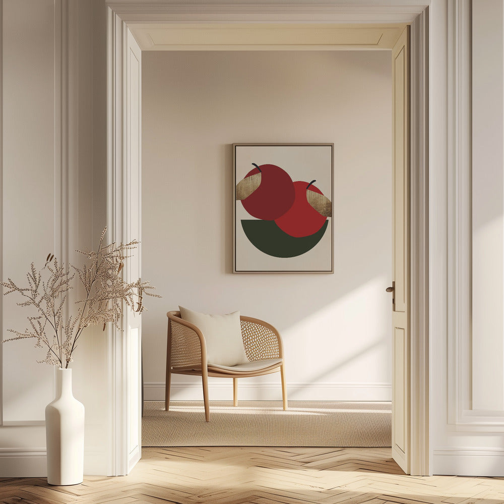 Two Red Apples | Poster