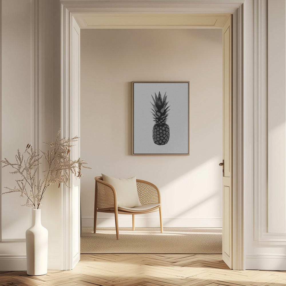 Ananas Bianco e Nero | Poster - Stampe d’Arte