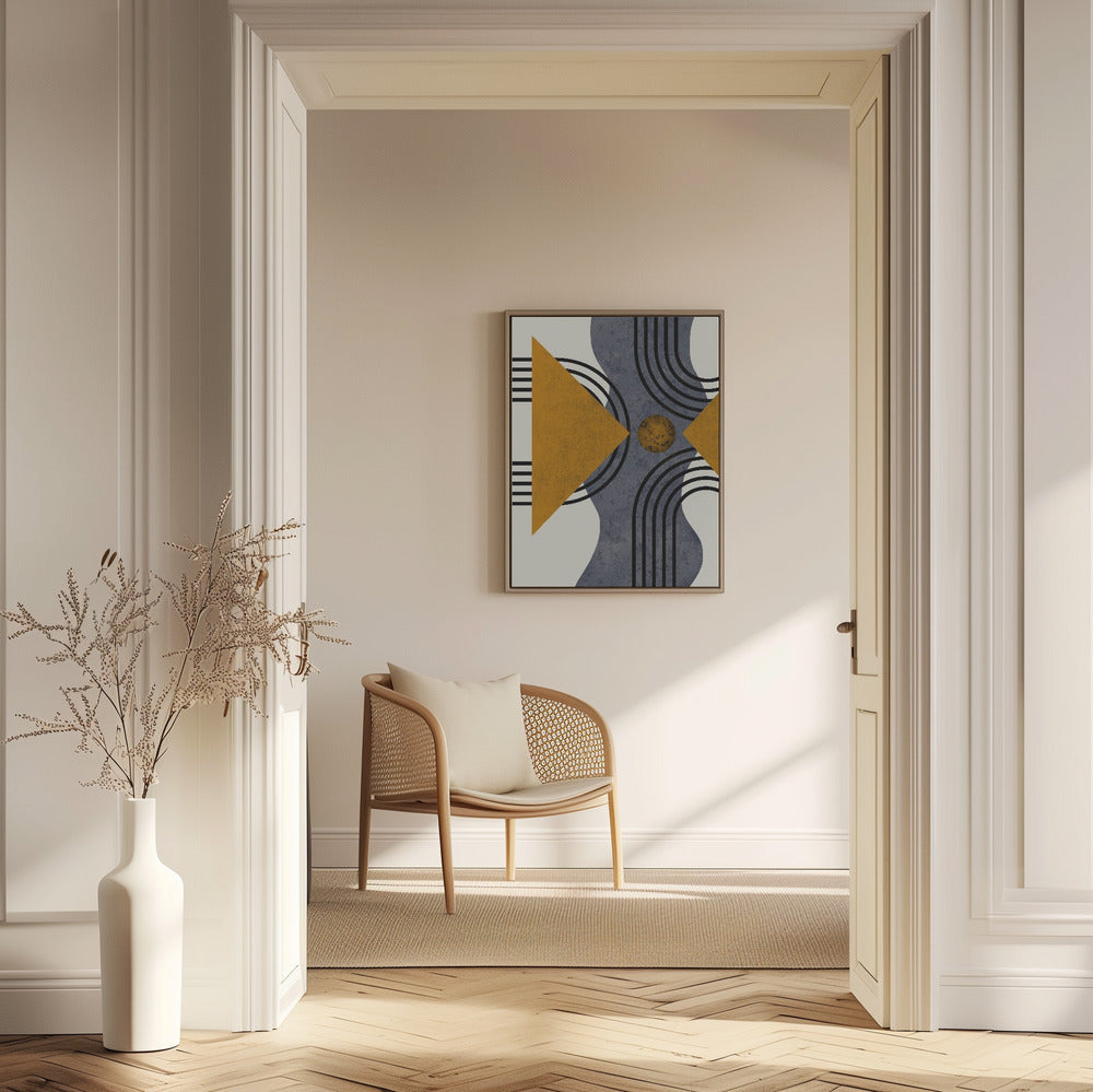 Textured Mid Century Composition 3 | Poster