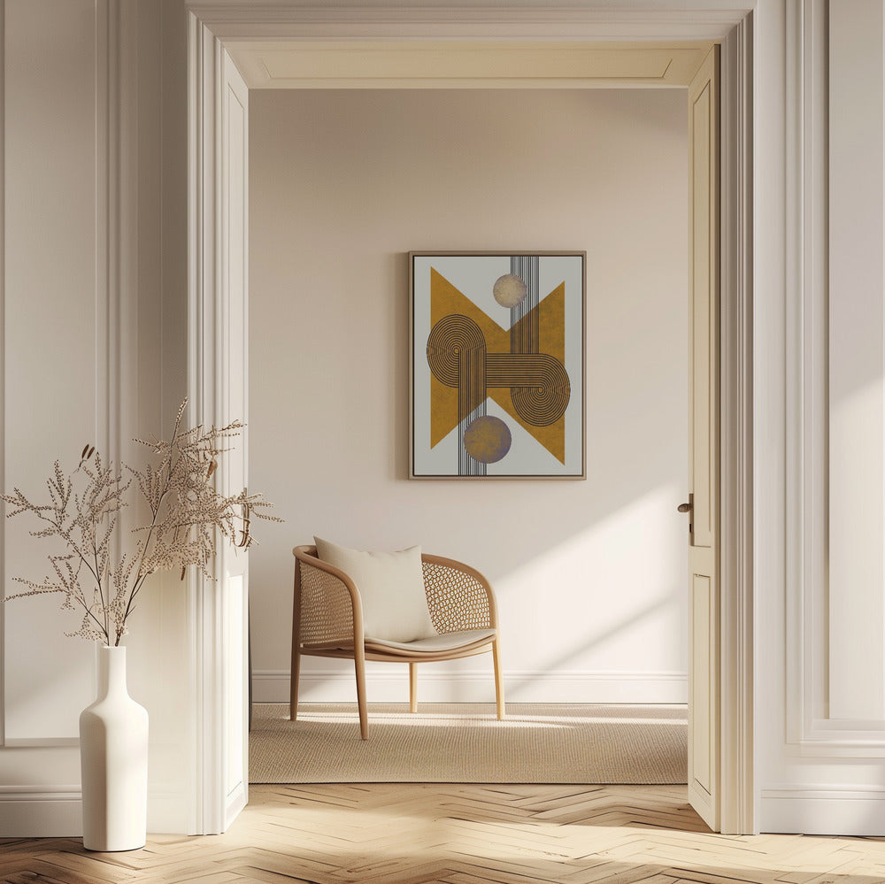 Textured Mid Century Composition 4 | Poster
