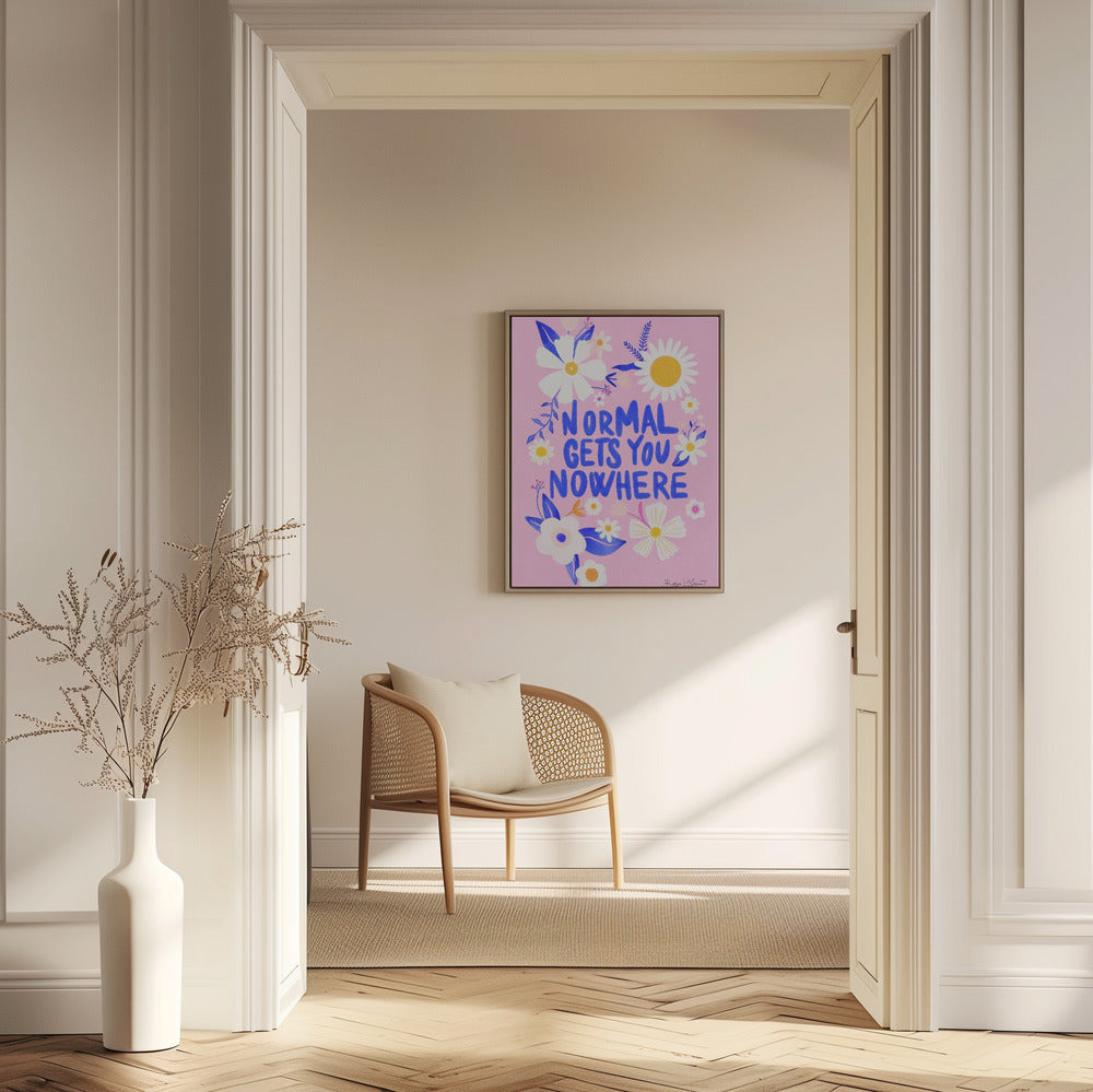 Normalitet fører dig ingen vegne | Plakater - Kunsttryk