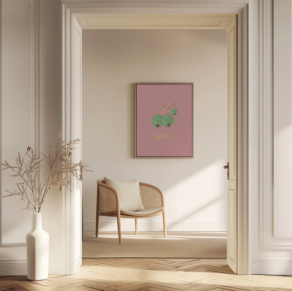 Olives in Pink | Poster