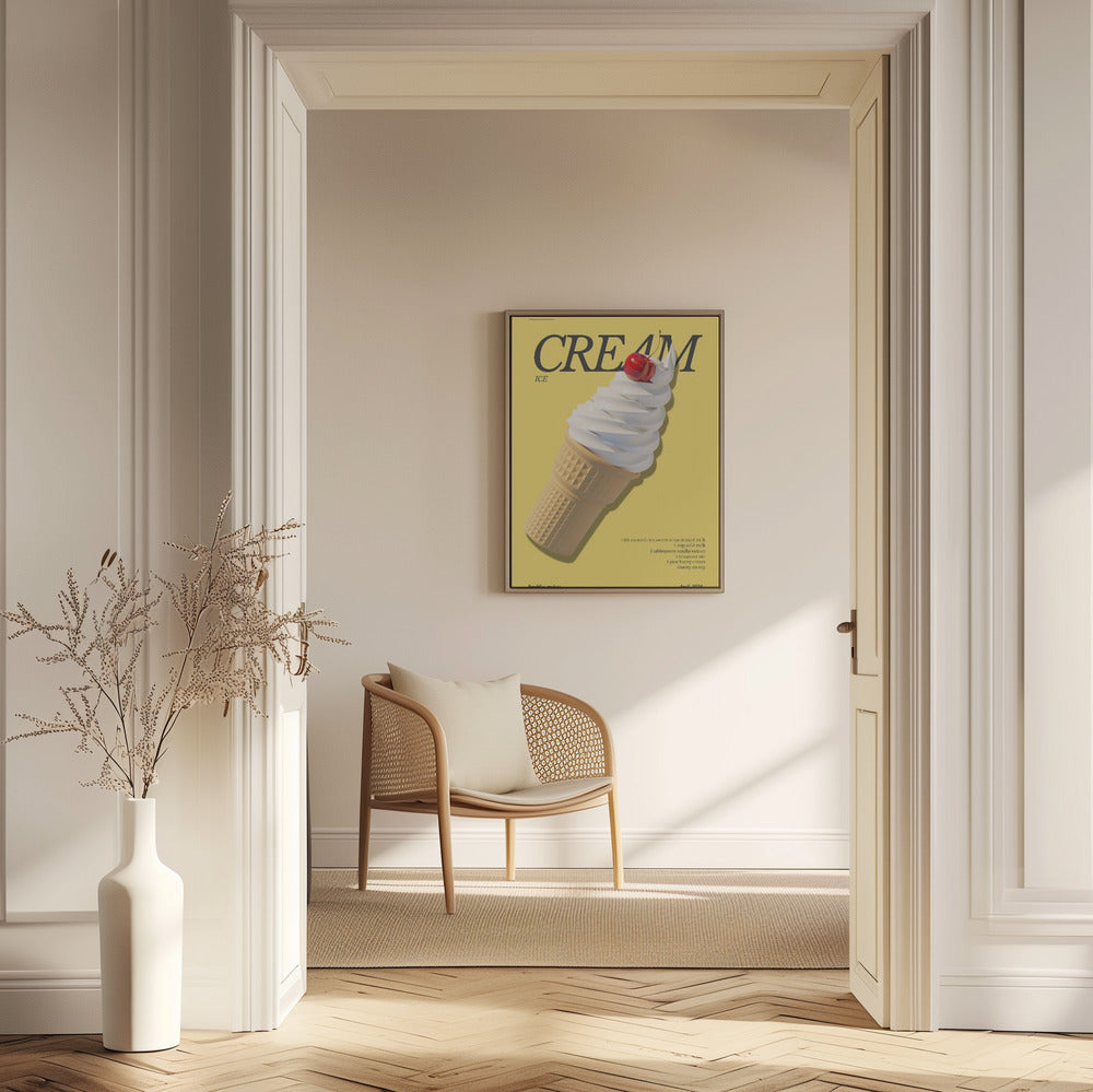 Cherry on Top Ice Cream | Poster