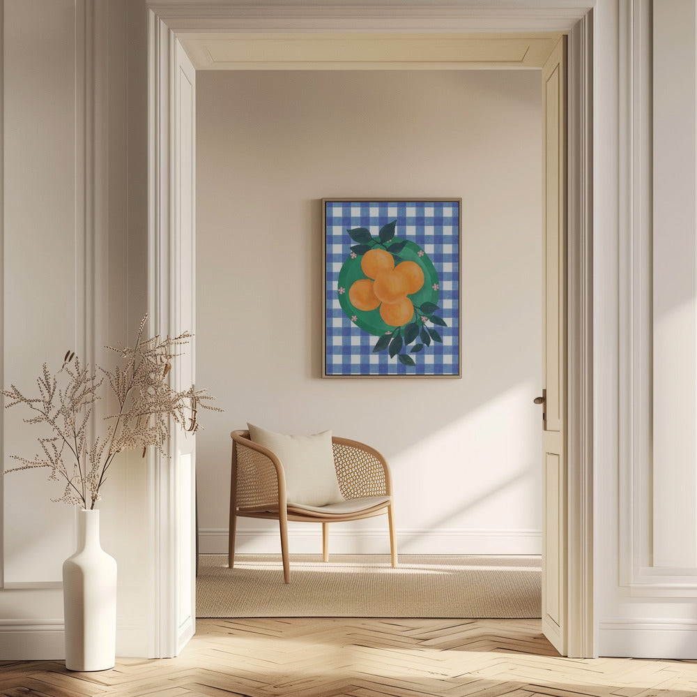 Rutig Citrusberlock | Poster