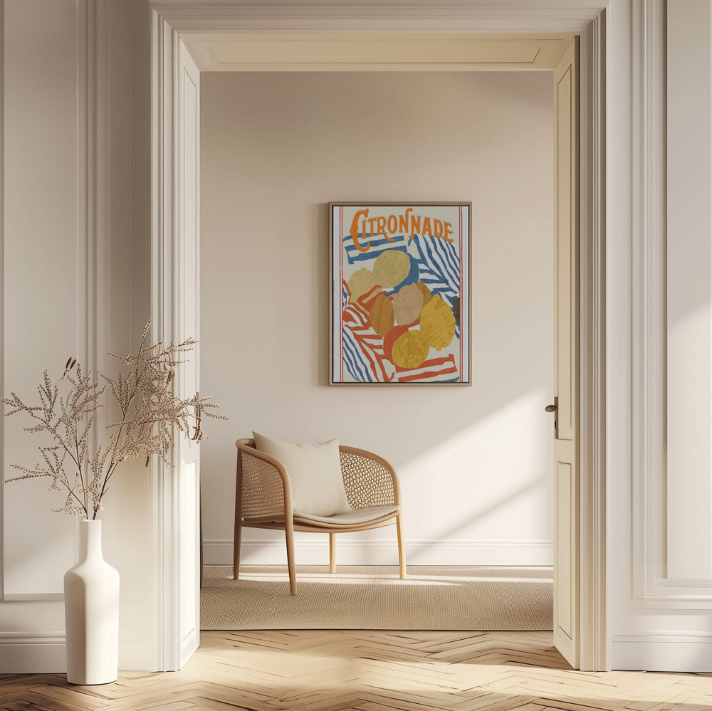 Citronnade Blau und Rot | Poster