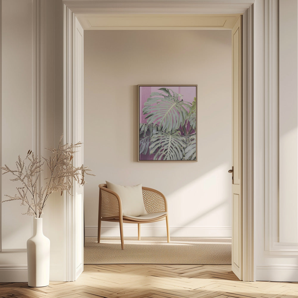 Monstera leaf La Muralla | Poster