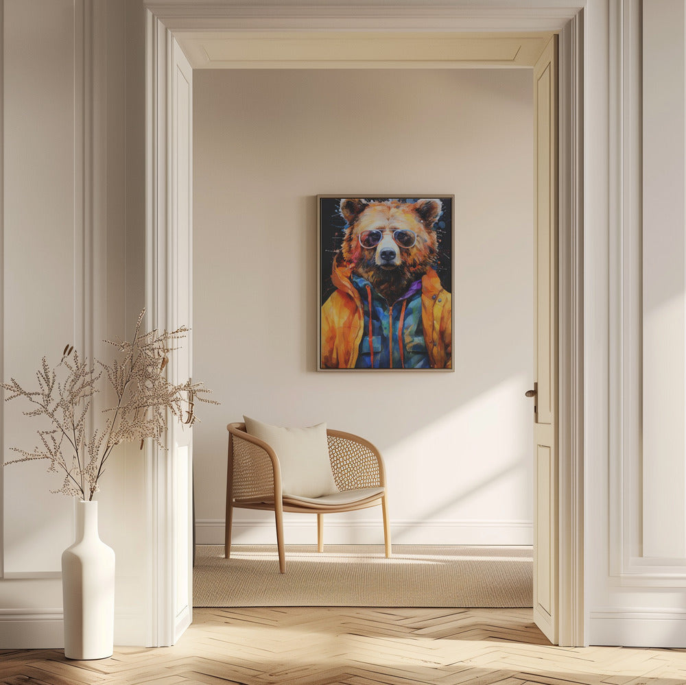 Bear Watercolor Animal Art | Poster